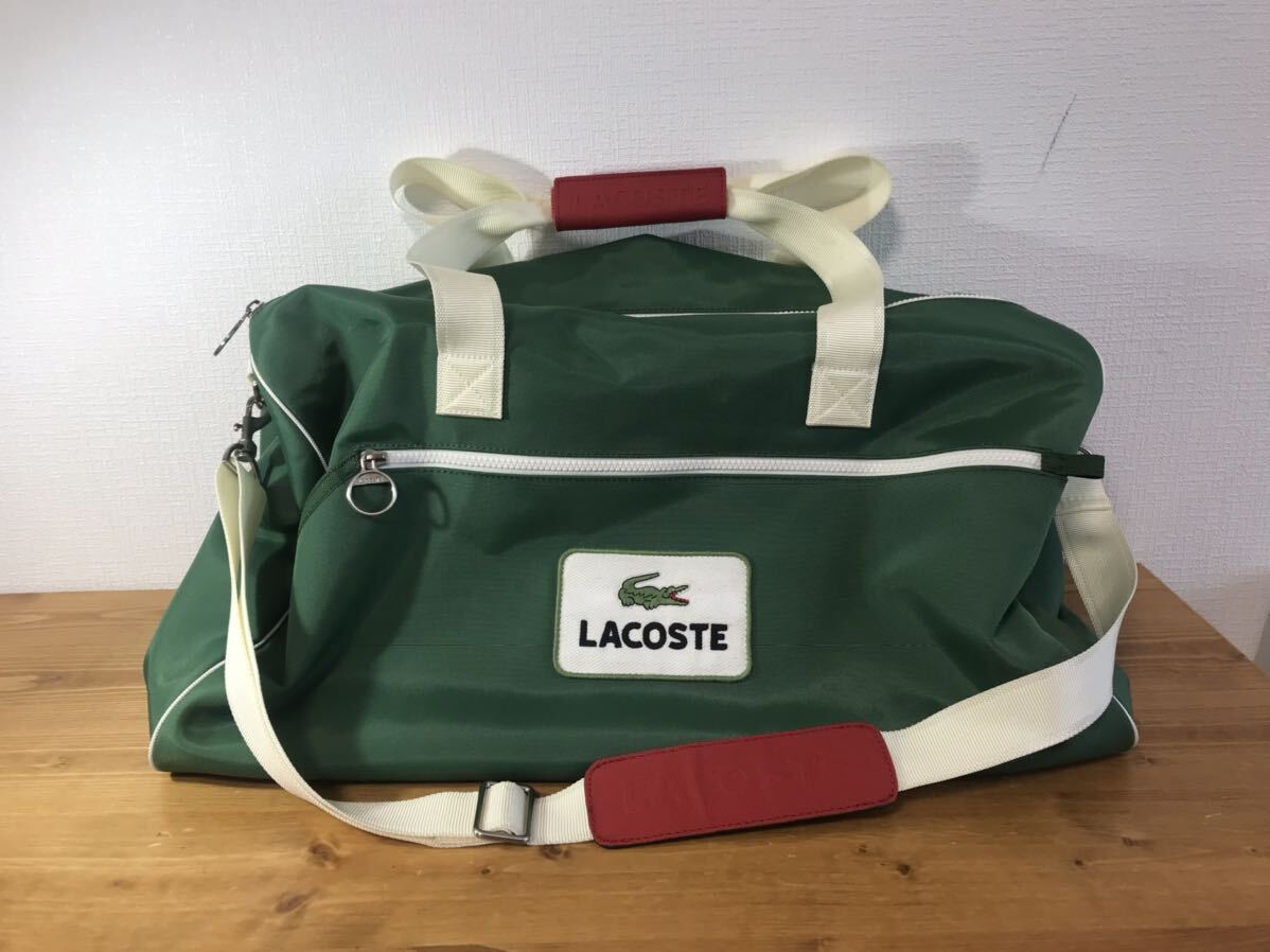 LACOSTE ラコステ ボストンバッグ ボストン バッグ かばん 大容量 グリーン 緑 男女兼用